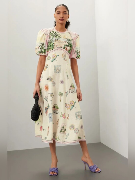 Dresses & Skirts - ALÉMAIS SUNSET DRESS SIZE 2 MSRP $495